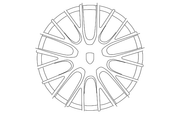 Genuine Porsche parts diagram