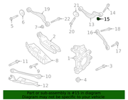 Genuine Porsche parts diagram