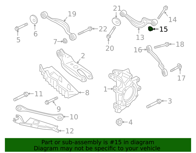 Genuine Porsche parts diagram