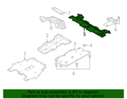 Genuine Porsche parts diagram