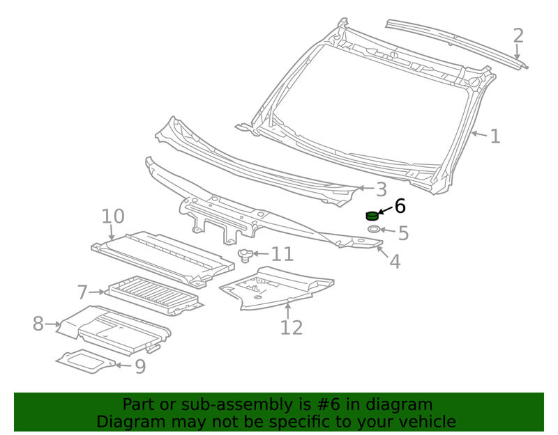 Genuine Porsche parts diagram