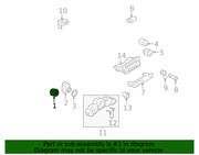Genuine Porsche parts diagram