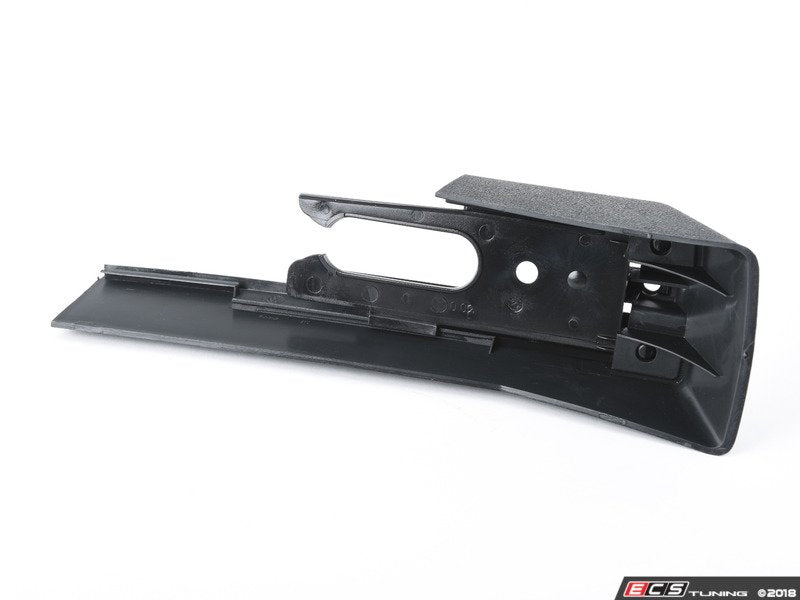 Front Seat Rail Cover - Left Rear - Black