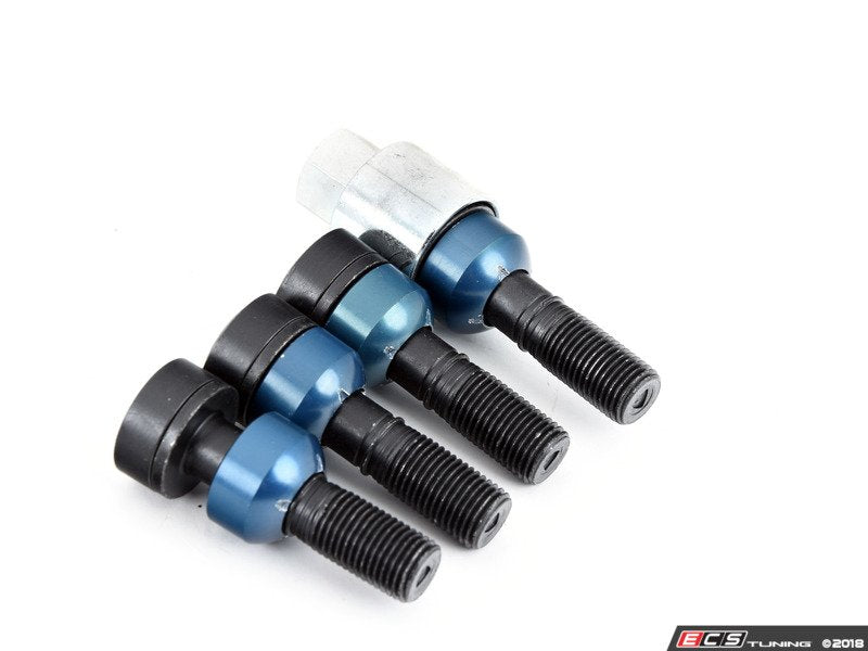 Extended-Length Locking Wheel Bolt Set - Black