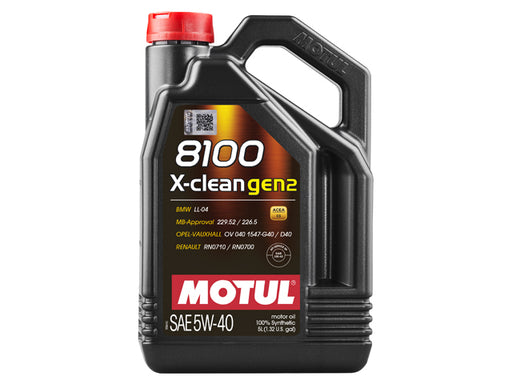 MOTUL 8100 X-CLEAN GEN2 Engine Oil - 109762