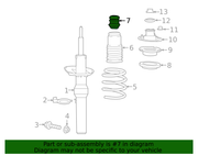 Genuine Porsche parts diagram