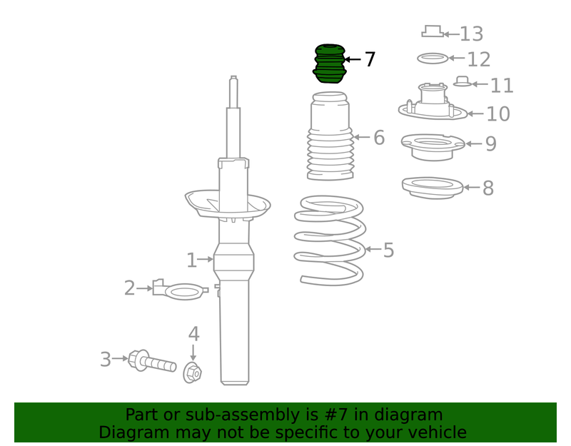 Genuine Porsche parts diagram
