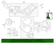 Genuine Porsche parts diagram