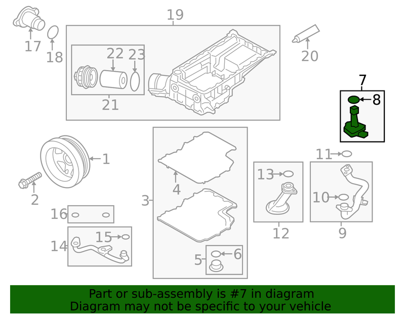 Genuine Porsche parts diagram