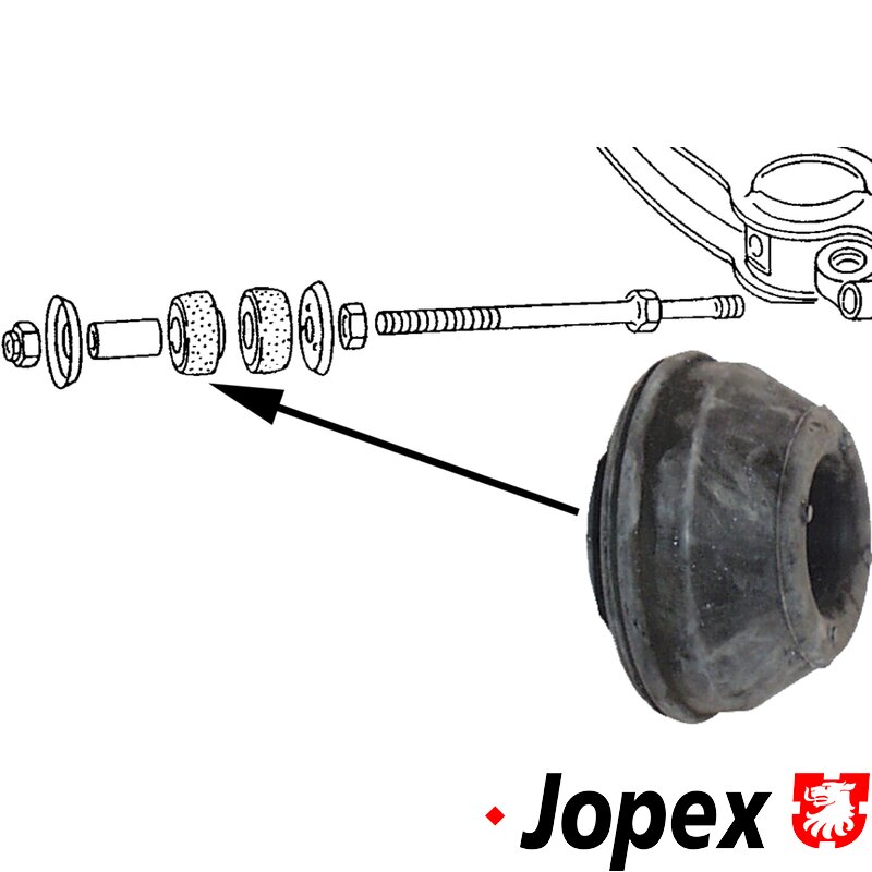 JOPEX Radius Arm Bushing 1140201200