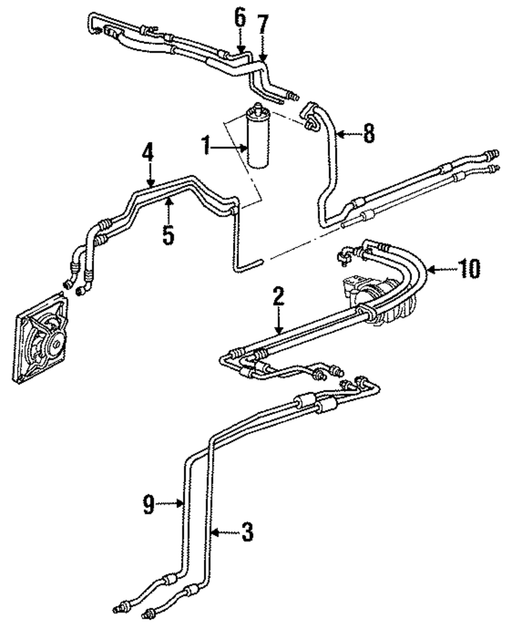 Genuine Porsche parts diagram