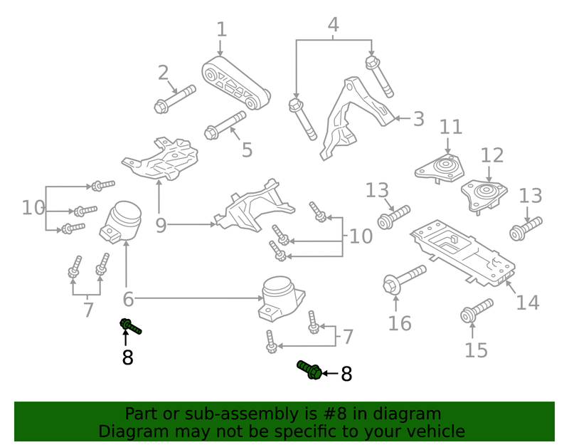Genuine Porsche parts diagram