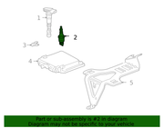 Genuine Porsche parts diagram