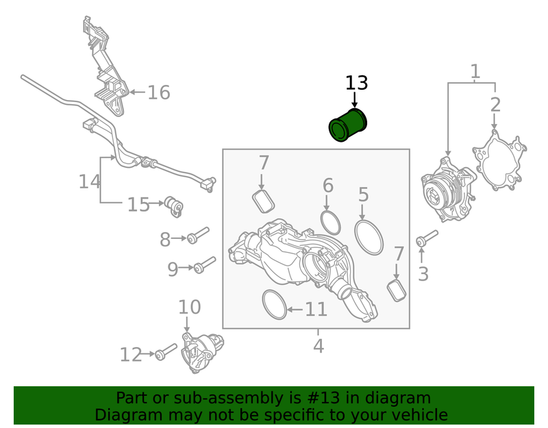 Genuine Porsche parts diagram