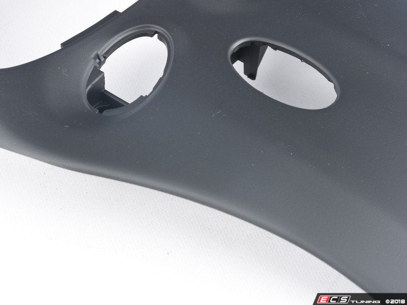 Interior overhead Light Console - Black Lacquered