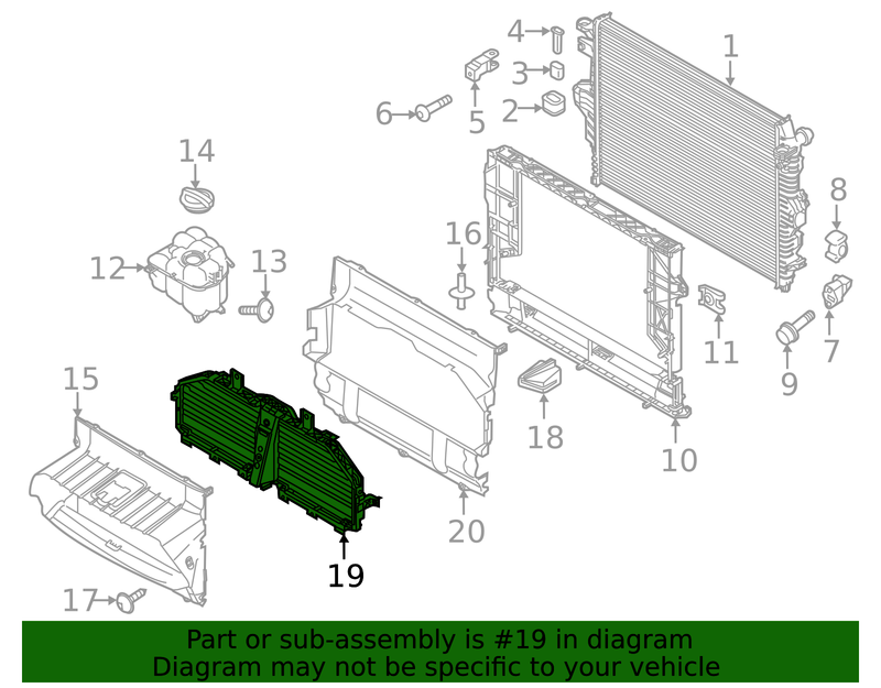 Genuine Porsche parts diagram