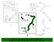 Genuine Porsche parts diagram