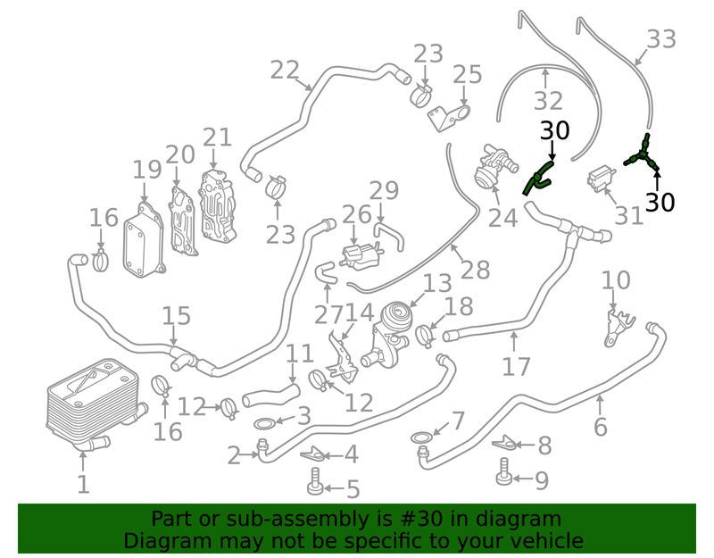 Genuine Porsche parts diagram