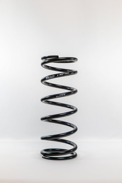 Coil Spring - Conventional - 5 in OD - 13 in Length - 215 lb/in Spring Rate - Steel - Black Powder Coat - Each