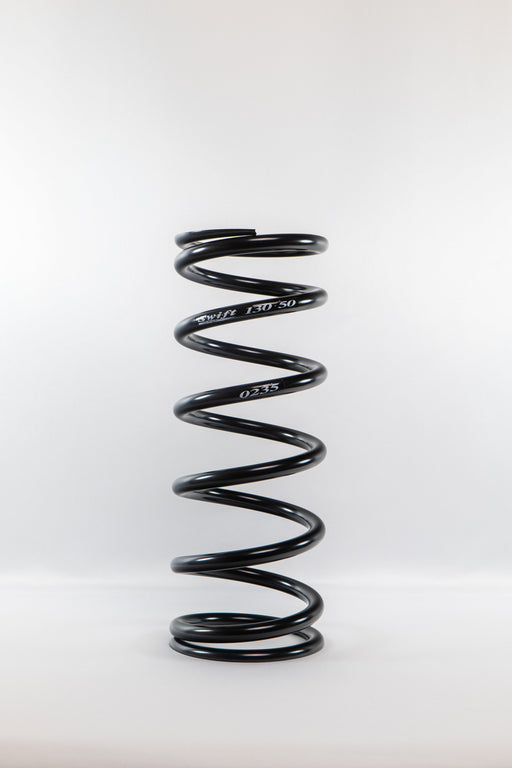 Coil Spring - Conventional - 5 in OD - 13 in Length - 235 lb/in Spring Rate - Steel - Black Powder Coat - Each