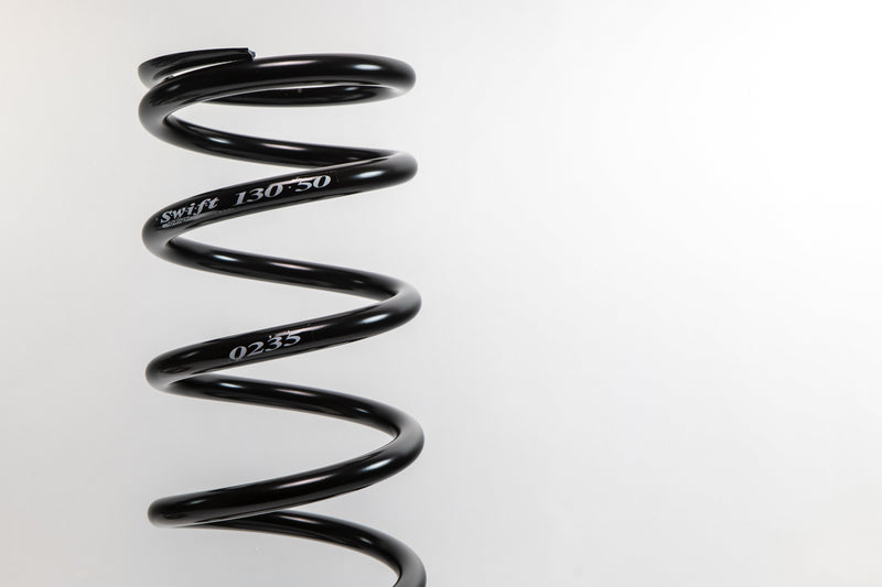 Coil Spring - Conventional - 5 in OD - 13 in Length - 235 lb/in Spring Rate - Steel - Black Powder Coat - Each