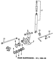 Genuine Porsche parts diagram