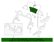 Genuine Porsche parts diagram