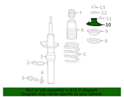 Genuine Porsche parts diagram