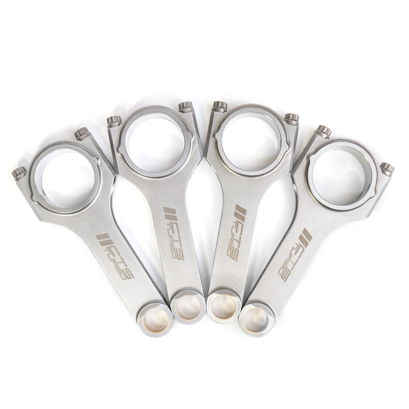 CTS Turbo Connecting Rods VW & Audi 144x21 Tapered Rifle Drilled | Fits MK6/B8 2.0T EA888 Gen 1 & 2 With Stock Pistons