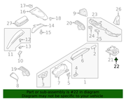 Part can be found as reference #22 in illustration