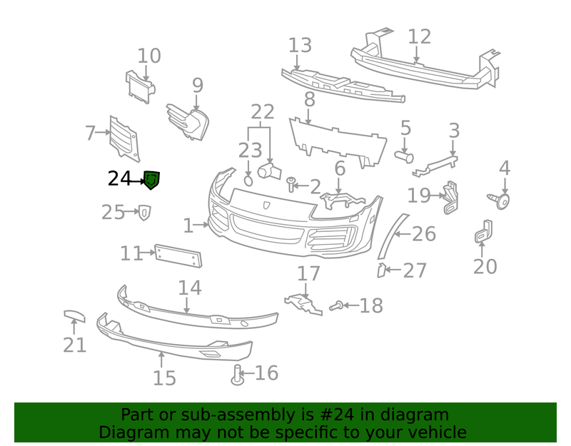 Genuine Porsche parts diagram