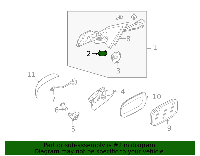 Genuine Porsche parts diagram