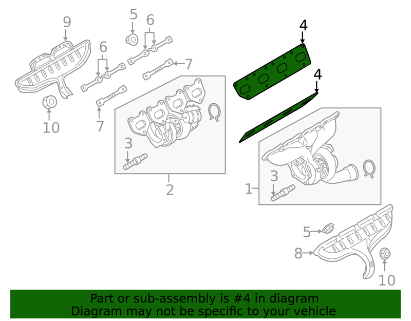Genuine Porsche parts diagram