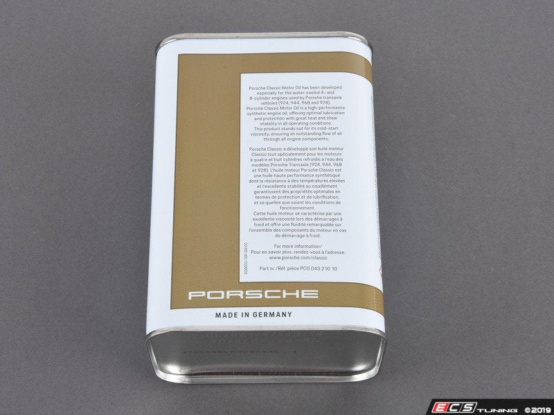 Porsche Classic Motor Oil - 10W-50 - 1 Liter