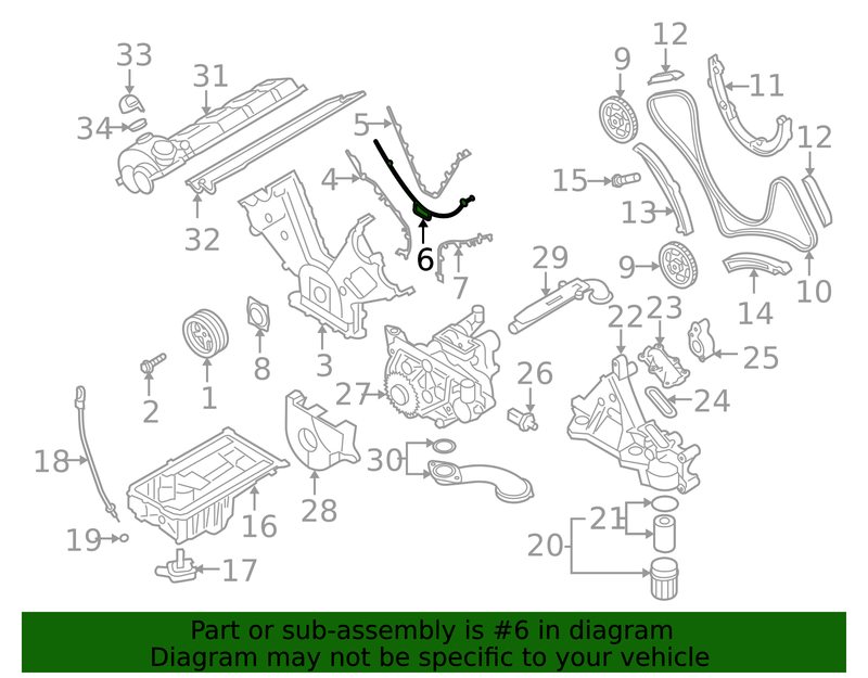 Genuine Porsche parts diagram