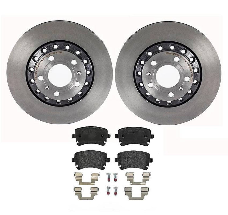 Audi Brembo Brake Kit – Pads and Rotors Rear (310mm) (Low-Met) 8E0698451P – Brembo 1535493KIT