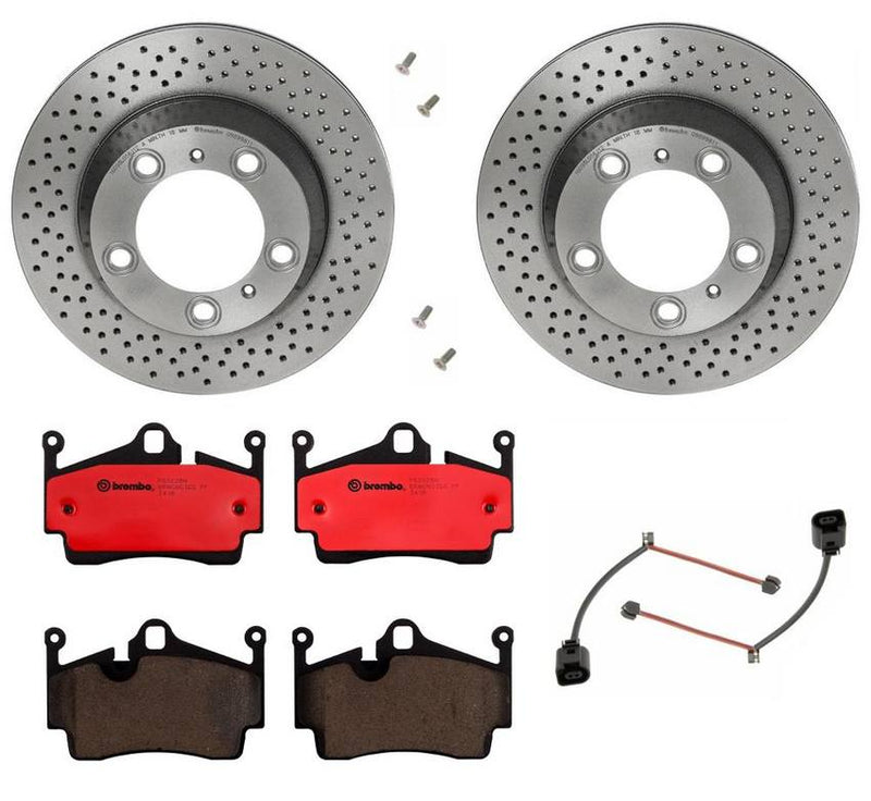 Brembo Brakes Kit – Pads and Rotors Rear (299mm) (Ceramic)
