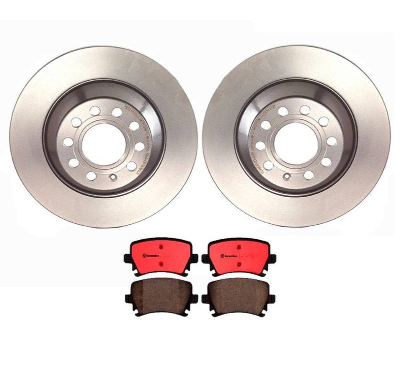 Audi Brembo Brake Kit – Pads and Rotors Rear (302mm) (Ceramic) 8E0698451J – Brembo 1539290KIT