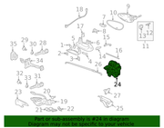 Part can be found as reference #24 in illustration