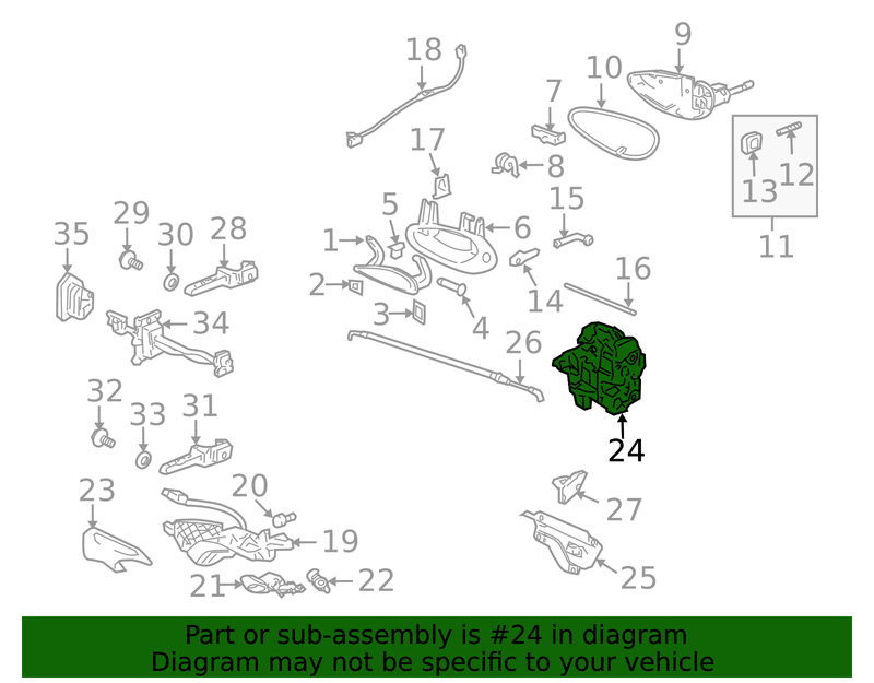 Part can be found as reference #24 in illustration
