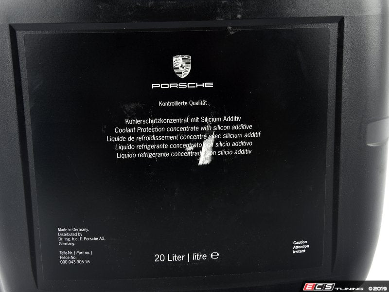 Coolant Anti-Freeze - 20 Liter Container - Priced Each