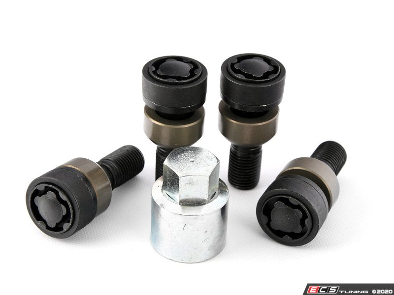 Locking Wheel Bolt Set - Black