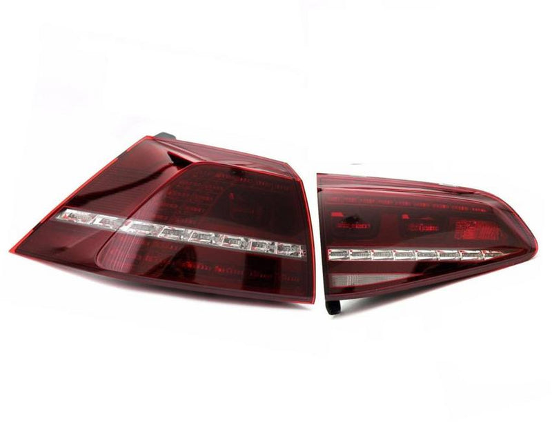 Tail Light Assembly – Driver Side (Inner and Outer) (LED) (Darkened)