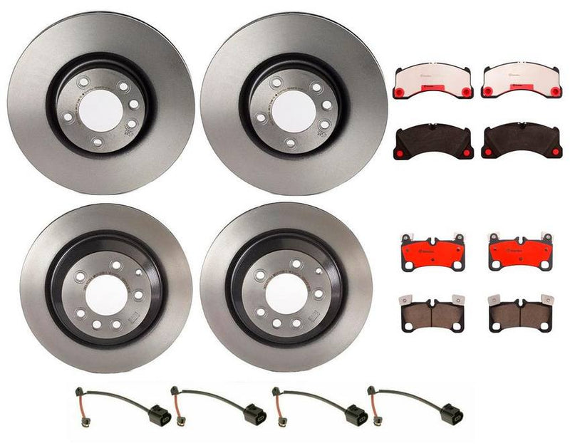 Porsche Brakes Kit – Pads & Rotors Front and Rear (368mm/358mm) (Ceramic) 7L8615601E – Brembo 1595456KIT