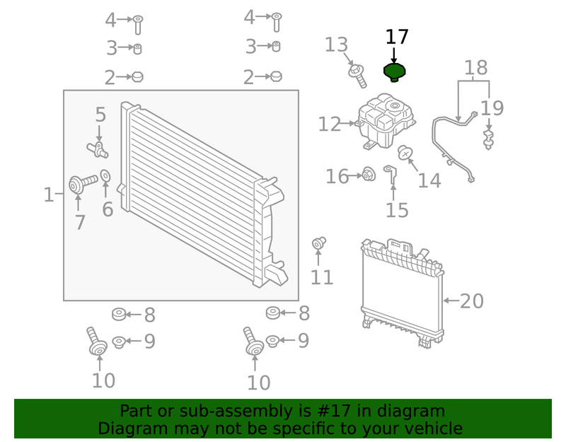 Genuine Porsche parts diagram