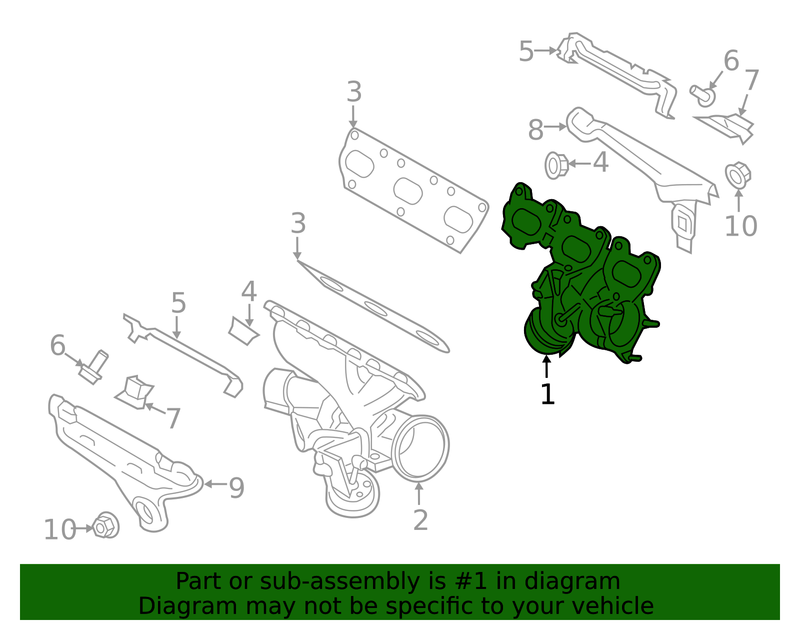 Genuine Porsche parts diagram