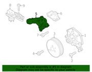 Genuine Porsche parts diagram