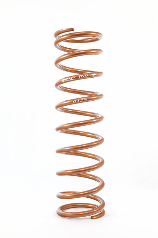 Coil Spring - Bulletproof - Coil-Over - 3.5 in ID - 16 in Length - 125 lb/in Spring Rate - Steel - Copper Powder Coat - Each