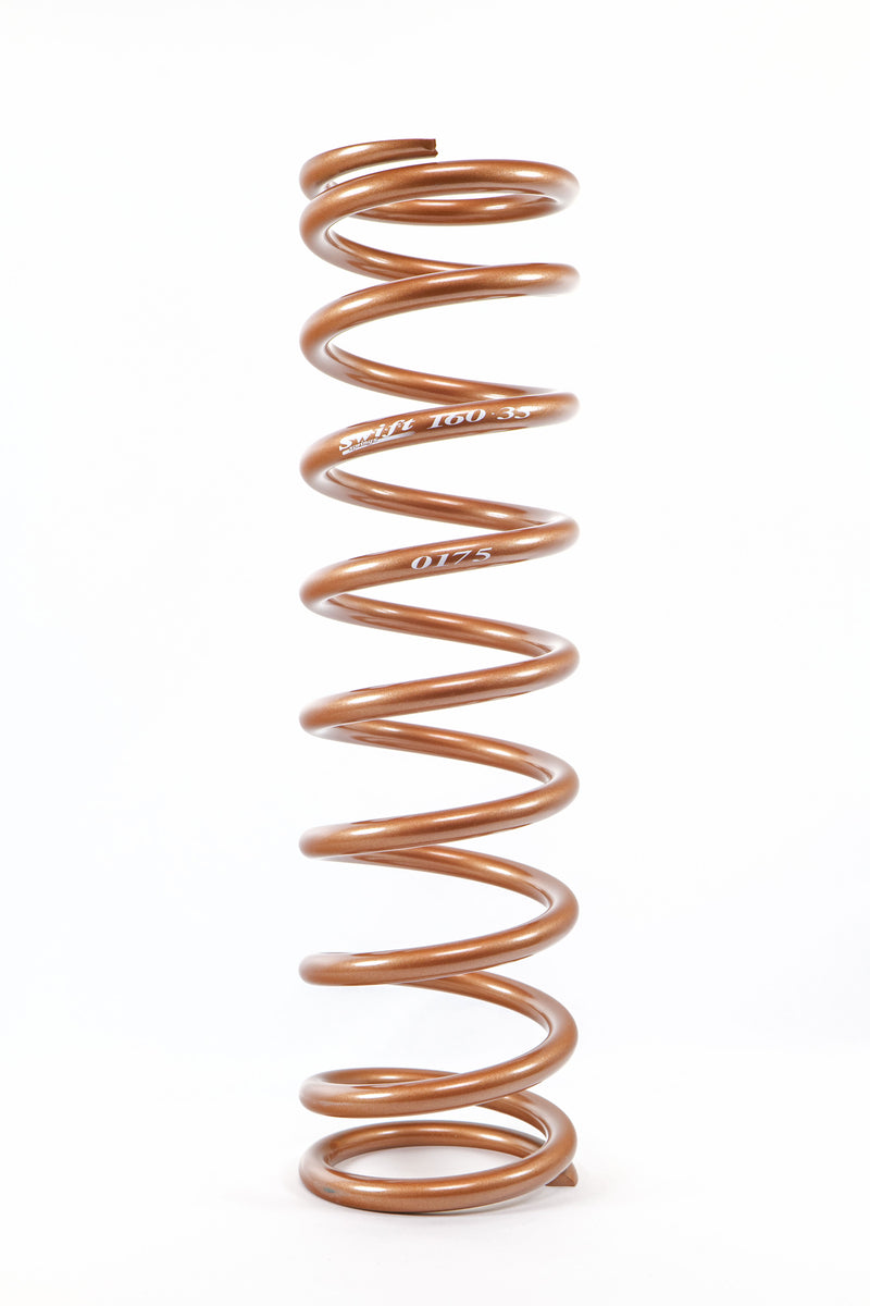 Coil Spring - Bulletproof - Coil-Over - 3.5 in ID - 16 in Length - 175 lb/in Spring Rate - Steel - Copper Powder Coat - Each