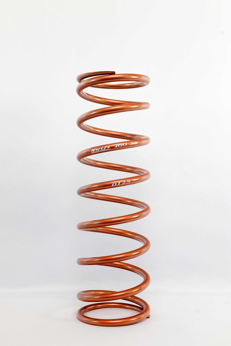 Coil Spring - Bulletproof - Conventional - 5 in OD - 16 in Length - 100 lb/in Spring Rate - Rear - Steel - Copper Powder Coat - Each
